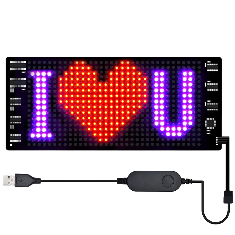 NightShift LED Car Window Display | App Controlled Scrolling Sign
